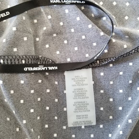 Karl Lagerfeld Paris Suits Designer Shell Top XL - Picture 9 of 9